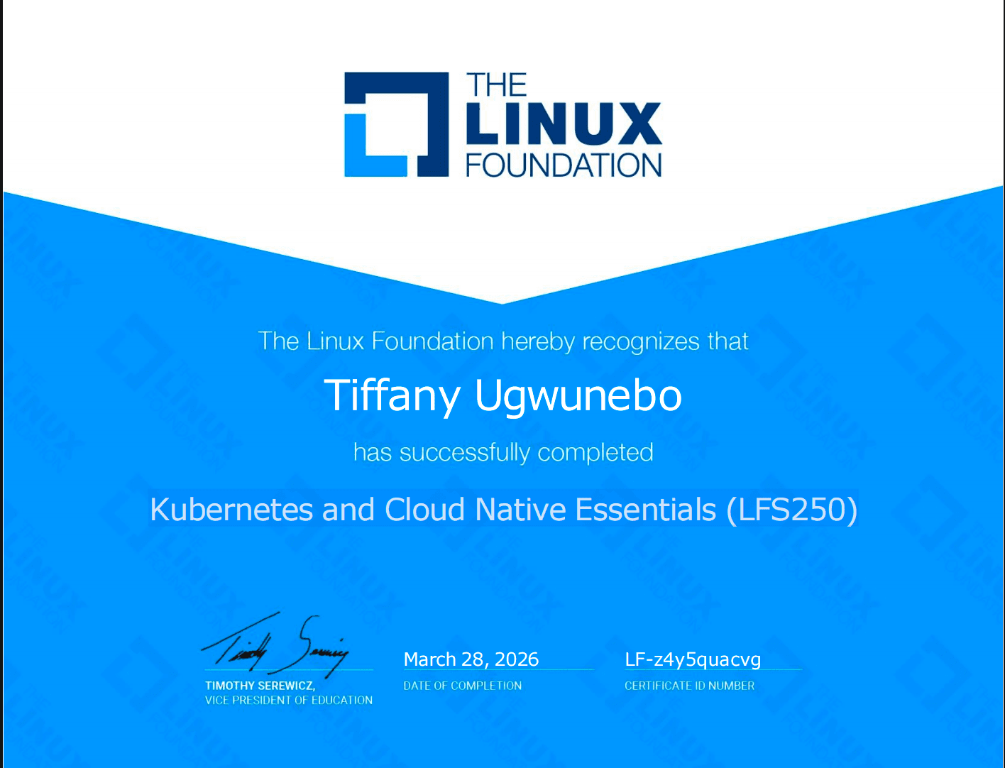 Kubernetes and Cloud Native Essentials (LFS250)